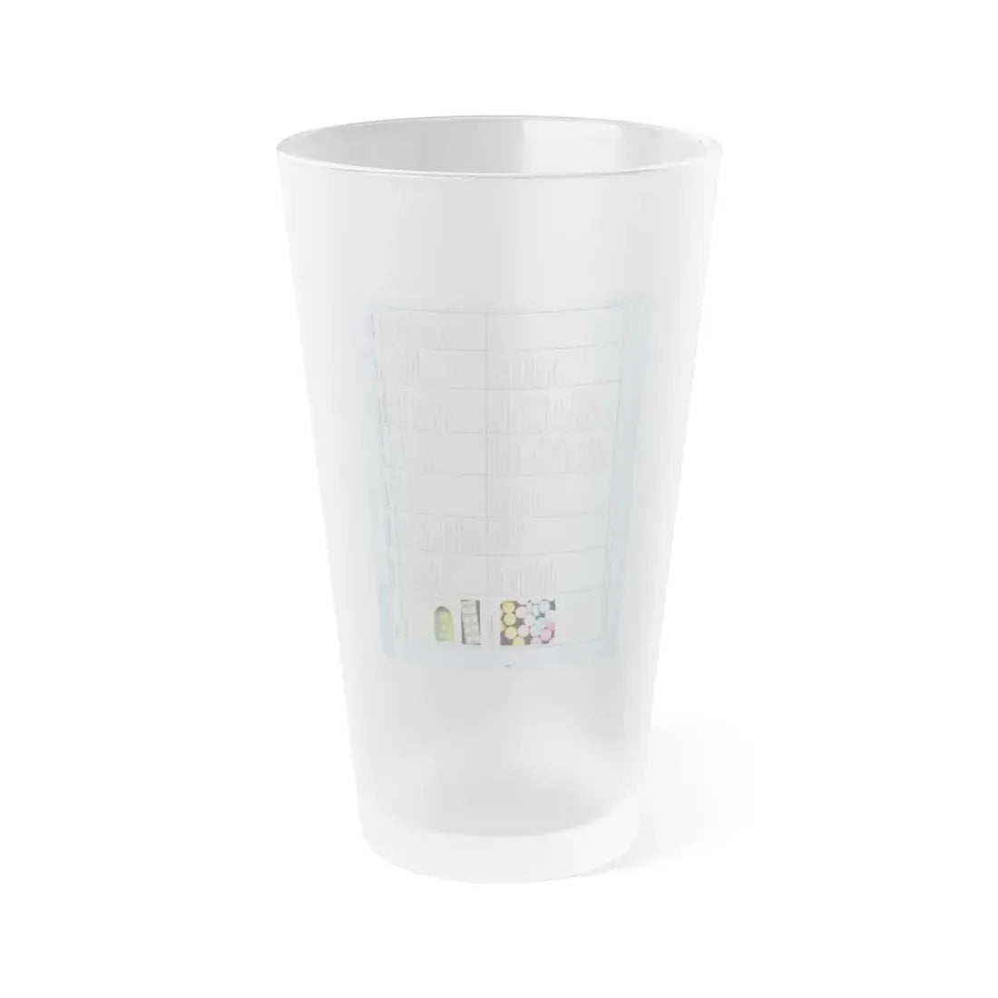 The Chicago Gang Book Page 346 - Frosted Pint Glass 16oz - Go Mug Yourself
