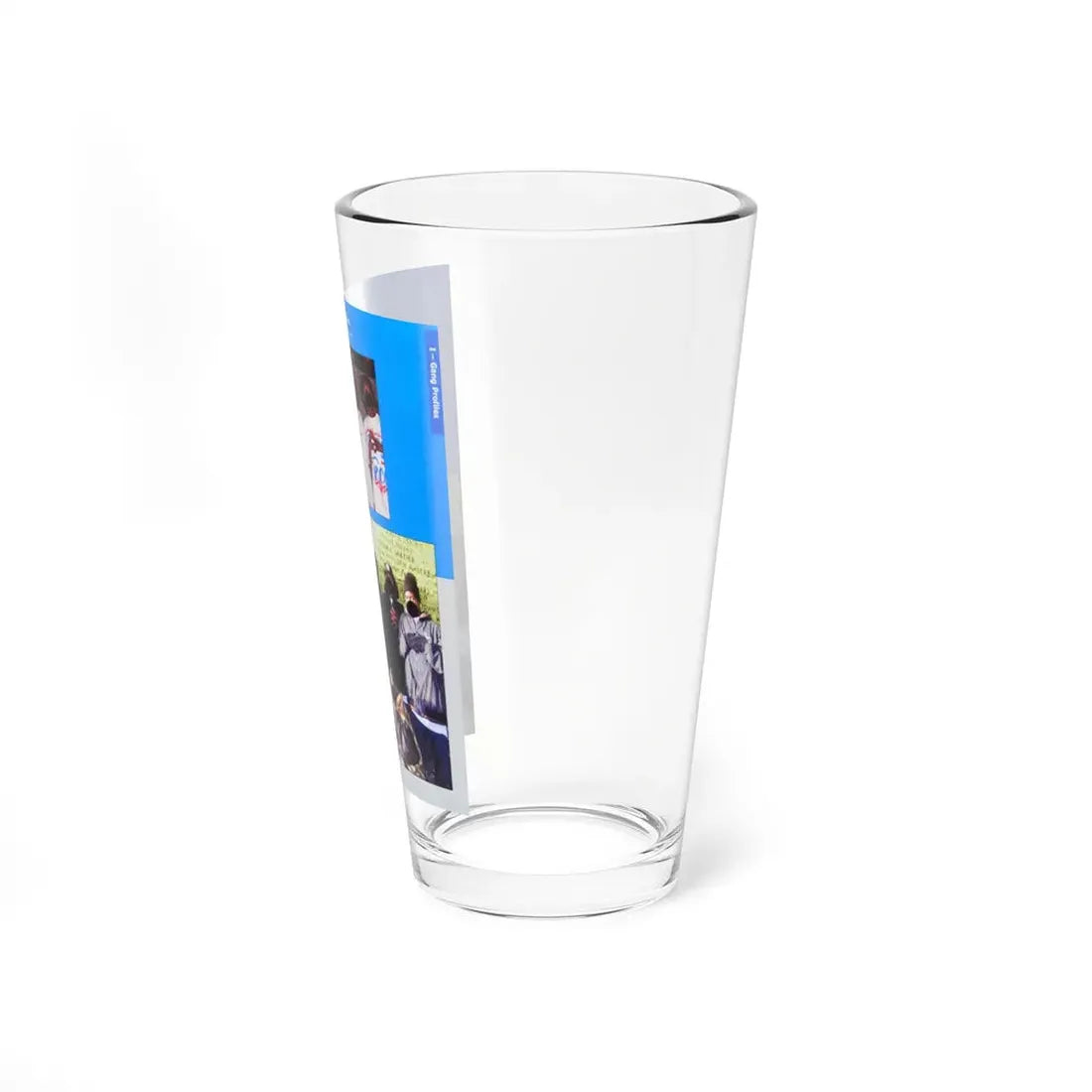 The Chicago Gang Book Page 35 - Black Disciples Identifiers - Pint Glass 16oz - Go Mug Yourself