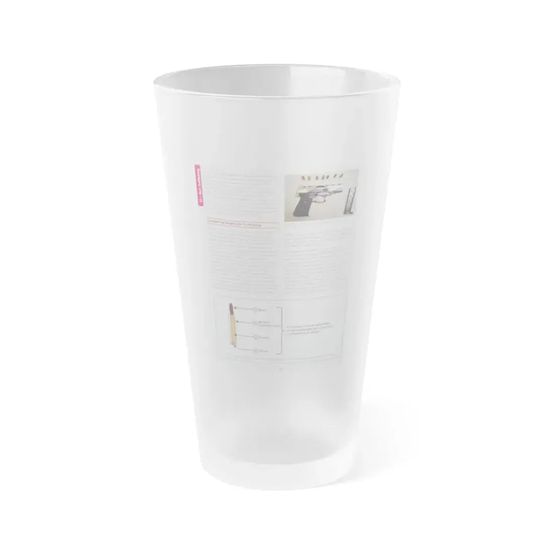 The Chicago Gang Book Page 362 - Frosted Pint Glass 16oz 16oz Frosted - Go Mug Yourself