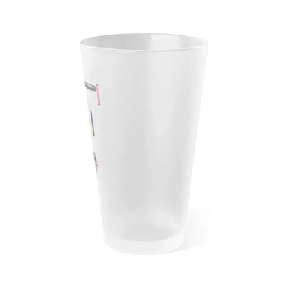 The Chicago Gang Book Page 363 - Frosted Pint Glass 16oz - Go Mug Yourself