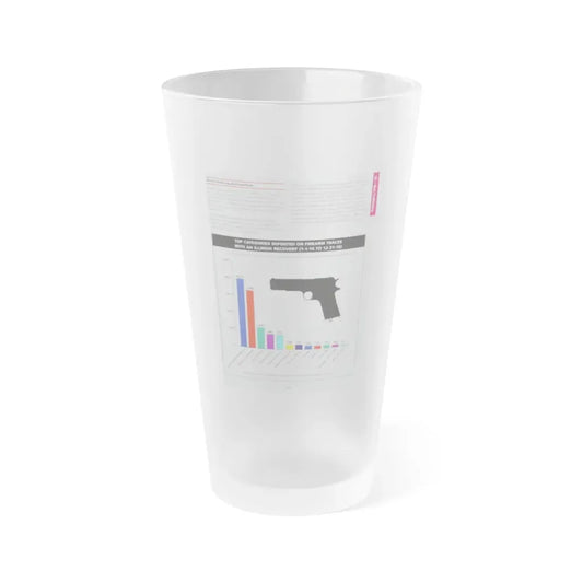 The Chicago Gang Book Page 365 - Frosted Pint Glass 16oz 16oz Frosted - Go Mug Yourself