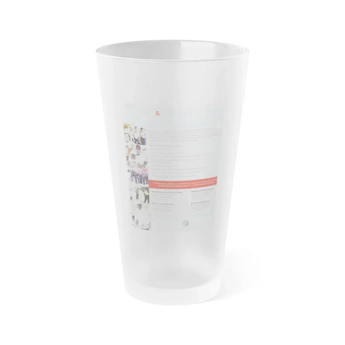 The Chicago Gang Book Page 372 - Frosted Pint Glass 16oz 16oz Frosted - Go Mug Yourself