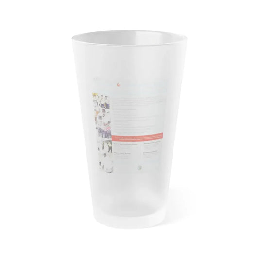 The Chicago Gang Book Page 372 - Frosted Pint Glass 16oz 16oz Frosted - Go Mug Yourself