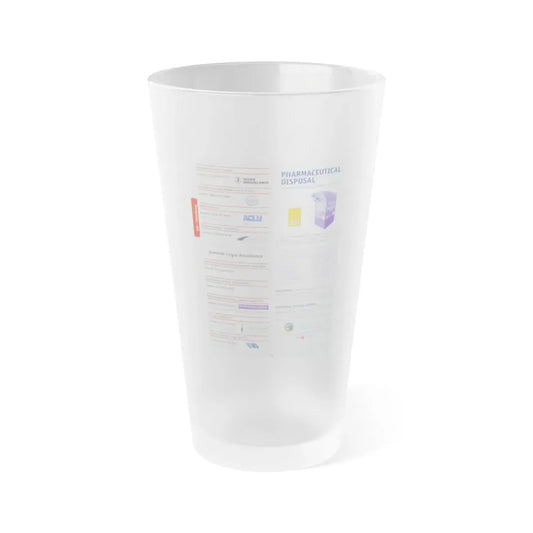 The Chicago Gang Book Page 374 - Frosted Pint Glass 16oz 16oz Frosted - Go Mug Yourself