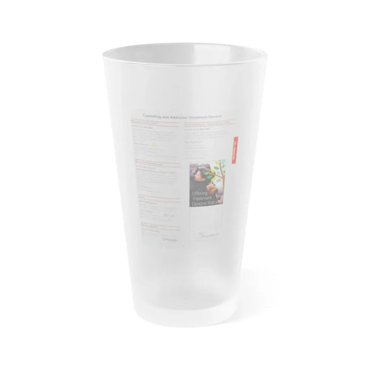 The Chicago Gang Book Page 375 - Frosted Pint Glass 16oz 16oz Frosted - Go Mug Yourself