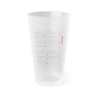 The Chicago Gang Book Page 377 - Frosted Pint Glass 16oz 16oz Frosted - Go Mug Yourself