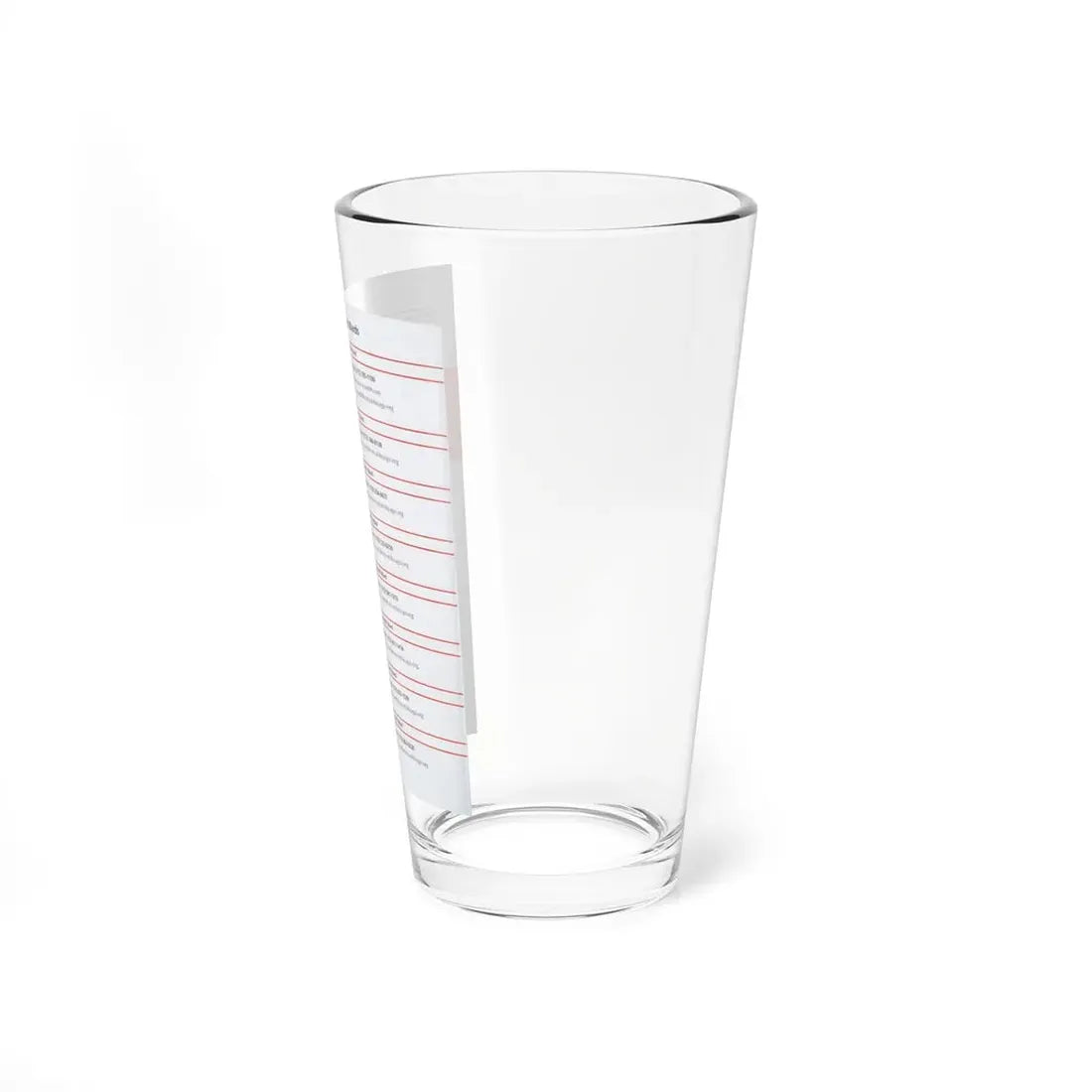 The Chicago Gang Book Page 378 - Pint Glass 16oz - Go Mug Yourself