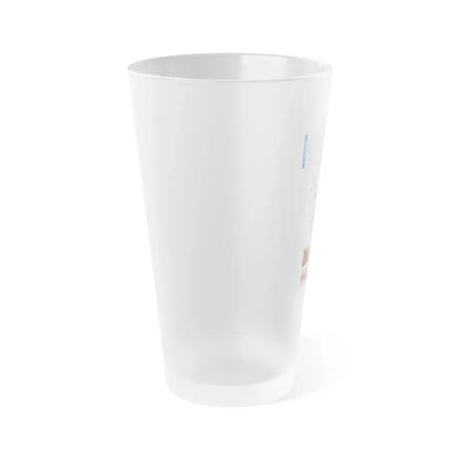 The Chicago Gang Book Page 38 - Black P Stone Nation Identifiers - Frosted Pint Glass 16oz - Go Mug Yourself