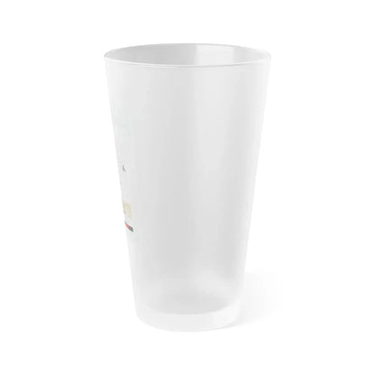 The Chicago Gang Book Page 38 - Black P Stone Nation Identifiers - Frosted Pint Glass 16oz - Go Mug Yourself
