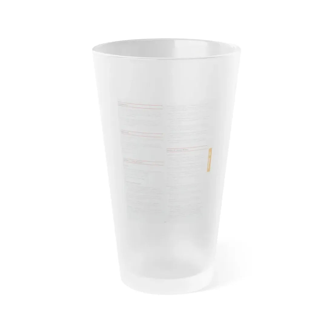 The Chicago Gang Book Page 383 - Frosted Pint Glass 16oz 16oz Frosted - Go Mug Yourself