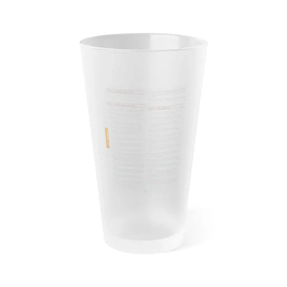 The Chicago Gang Book Page 384 - Frosted Pint Glass 16oz 16oz Frosted - Go Mug Yourself