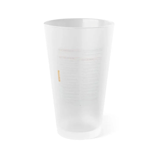 The Chicago Gang Book Page 384 - Frosted Pint Glass 16oz 16oz Frosted - Go Mug Yourself