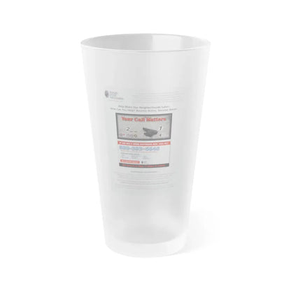 The Chicago Gang Book Page 385 - Frosted Pint Glass 16oz 16oz Frosted - Go Mug Yourself