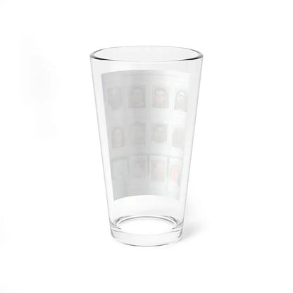 The Chicago Gang Book Page 49 - Insane and Cullerton Deuces Members (Lil Mexico, Juice, Goon, Wizard, One Eyes Nelson, Mousey, Malo, Scarface) - Pint Glass 16oz - Go Mug Yourself