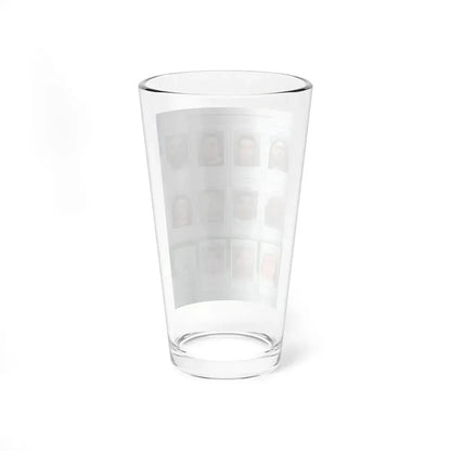 The Chicago Gang Book Page 49 - Insane and Cullerton Deuces Members (Lil Mexico, Juice, Goon, Wizard, One Eyes Nelson, Mousey, Malo, Scarface) - Pint Glass 16oz - Go Mug Yourself
