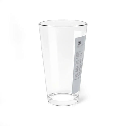 The Chicago Gang Book Page 5 - Pint Glass 16oz - Go Mug Yourself