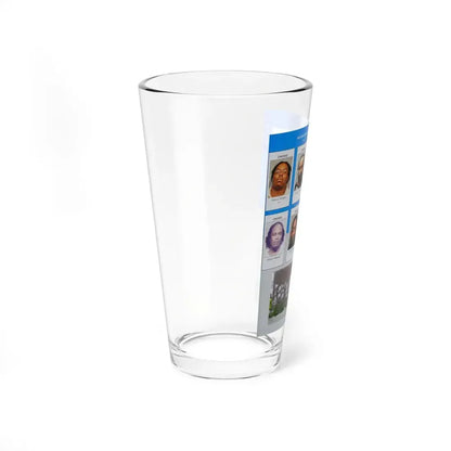 The Chicago Gang Book Page 67 - Gangster Disciples Members (Zo, Dough Boy, Shy Hoover, DJ Fats) - Pint Glass 16oz - Go Mug Yourself
