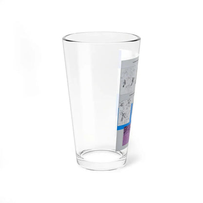 The Chicago Gang Book Page 77 - Insane Popes Members - Pint Glass 16oz - Go Mug Yourself