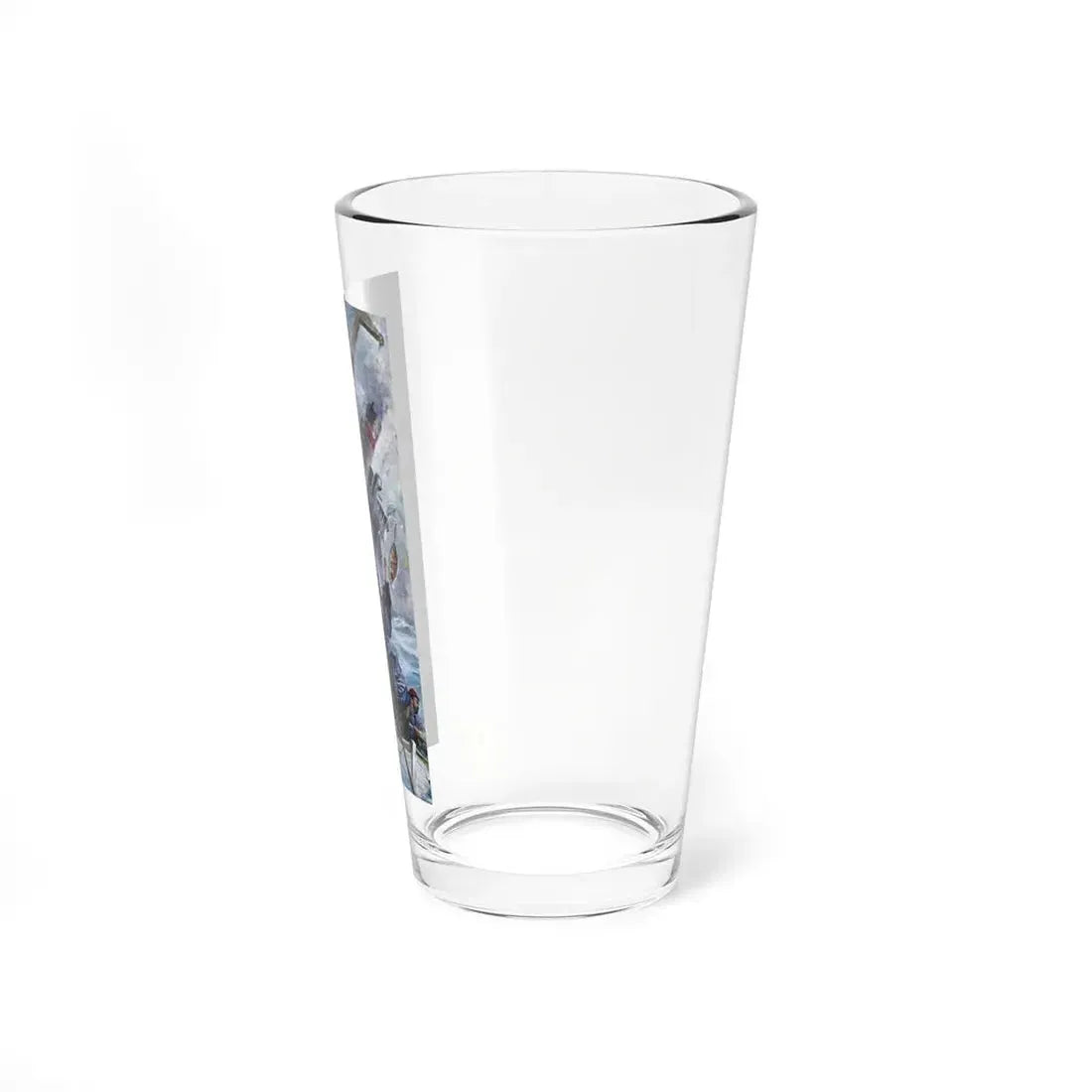 The Chief Mate Lowered Lugley To The Life Boat, 1960 (Magazine Illustration) Pint Glass 16oz - Go Mug Yourself