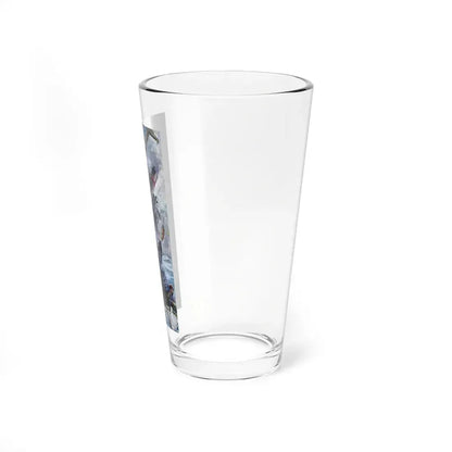 The Chief Mate Lowered Lugley To The Life Boat, 1960 (Magazine Illustration) Pint Glass 16oz - Go Mug Yourself