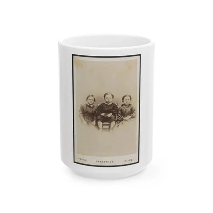 The Children Of The Battle Field (U.S. Civil War) White Coffee Mug 15oz - Go Mug Yourself
