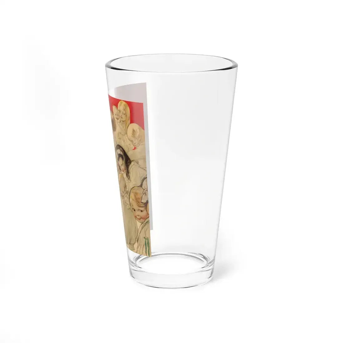 The Children's Christmas Annual, Ladies Home Journal magazine cover, December 15, 1910 (Magazine Illustration) Pint Glass 16oz - Go Mug Yourself