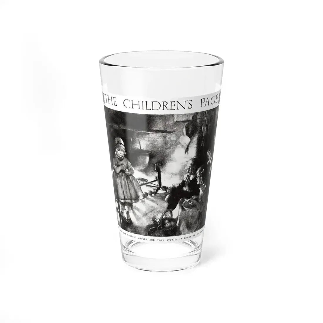 The Children's Page, The Youth's Companion, November 23, 1916 (Magazine Illustration) Pint Glass 16oz 16oz - Go Mug Yourself