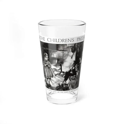 The Children's Page, The Youth's Companion, November 23, 1916 (Magazine Illustration) Pint Glass 16oz 16oz - Go Mug Yourself