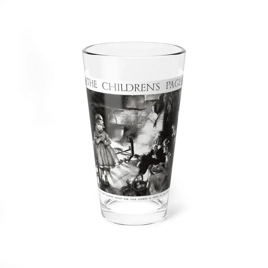 The Children's Page, The Youth's Companion, November 23, 1916 (Magazine Illustration) Pint Glass 16oz 16oz - Go Mug Yourself