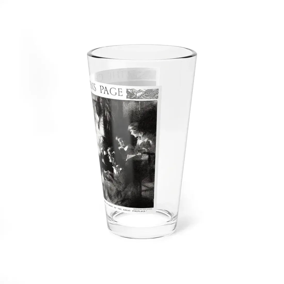 The Children's Page, The Youth's Companion, November 23, 1916 (Magazine Illustration) Pint Glass 16oz - Go Mug Yourself