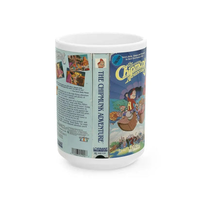 THE CHIPMUNK ADVENTURE (VHS COVER) - White Coffee Mug 15oz - Go Mug Yourself