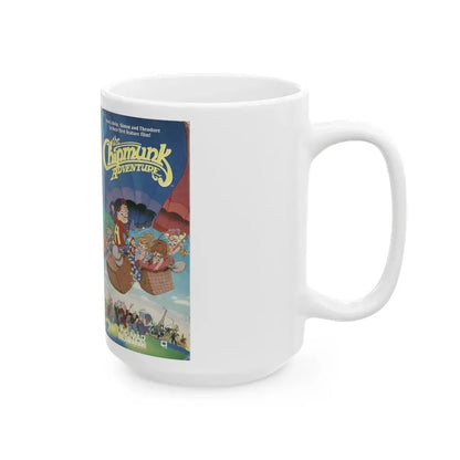 THE CHIPMUNK ADVENTURE (VHS COVER) - White Coffee Mug - Go Mug Yourself