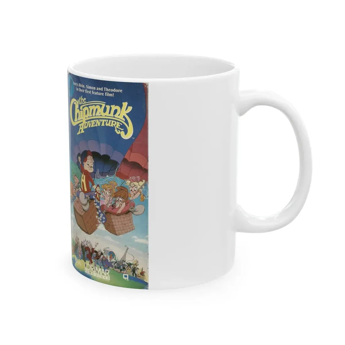 THE CHIPMUNK ADVENTURE (VHS COVER) - White Coffee Mug - Go Mug Yourself
