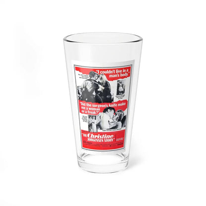 THE CHRISTINE JORGENSEN STORY 1970 Movie Poster - Pint Glass 16oz-16oz-Go Mug Yourself