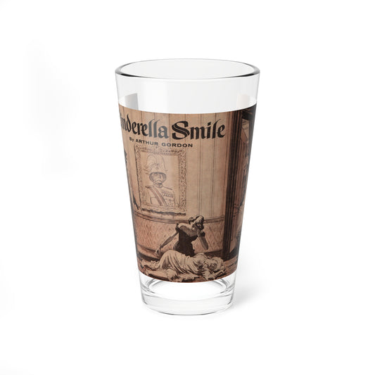 The Cinderella Smile, Bluebook Magazine, March 1956 (Magazine Illustration) Pint Glass 16oz-16oz-Go Mug Yourself