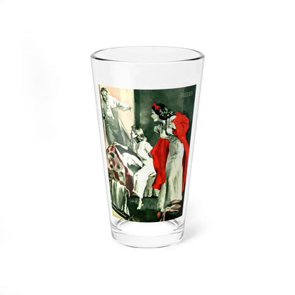 The City Editor and the Lady, Liberty magazine, June 14, 1941 (Magazine Illustration) Pint Glass 16oz 16oz - Go Mug Yourself