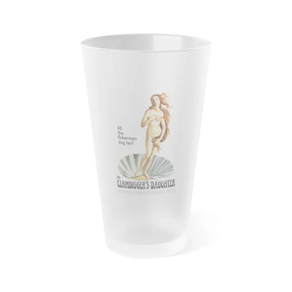 THE CLAMDIGGERS DAUGHTER 1974 Movie Poster - Frosted Pint Glass 16oz-16oz-Frosted-Go Mug Yourself