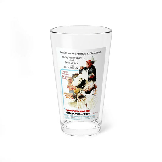 THE COCKFIGHTER 1974 Movie Poster - Pint Glass 16oz-16oz-Go Mug Yourself