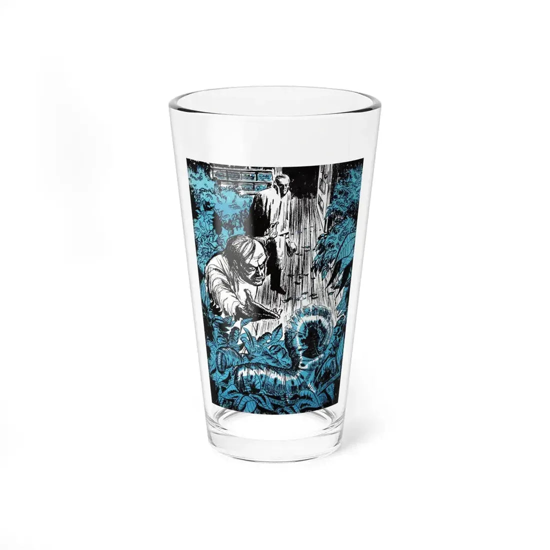 The Cocoon, Bluebook, June 1953 (Magazine Illustration) Pint Glass 16oz 16oz - Go Mug Yourself