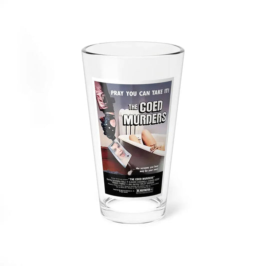 THE COED MURDERS 1974 Movie Poster - Pint Glass 16oz 16oz - Go Mug Yourself