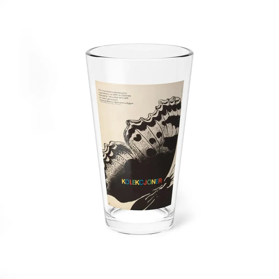 THE COLLECTOR (POLISH) 1965 Movie Poster - Pint Glass 16oz 16oz - Go Mug Yourself