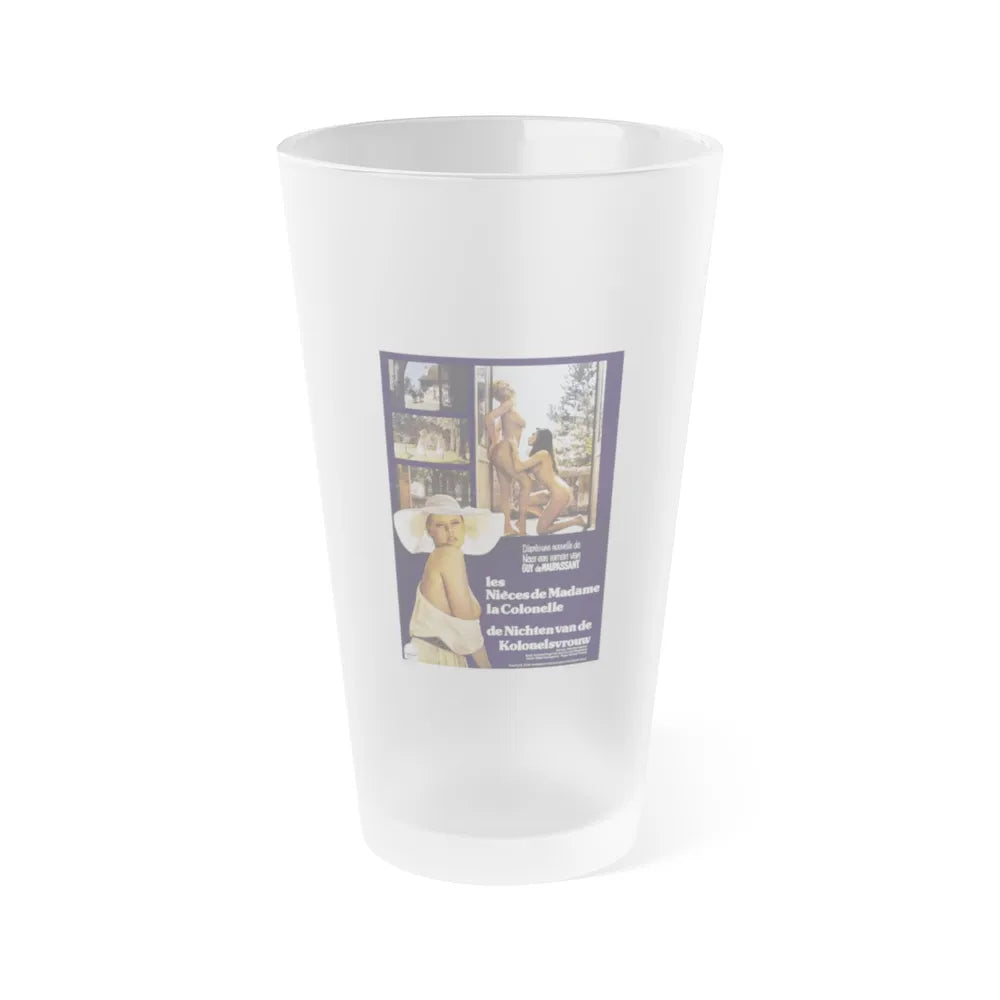 THE COLONELS NIECES 1968 Movie Poster - Frosted Pint Glass 16oz-16oz-Frosted-Go Mug Yourself