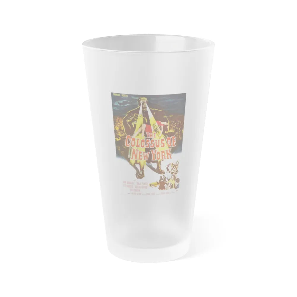 THE COLOSSUS OF NEW YORK 1958 Movie Poster - Frosted Pint Glass 16oz-16oz-Frosted-Go Mug Yourself