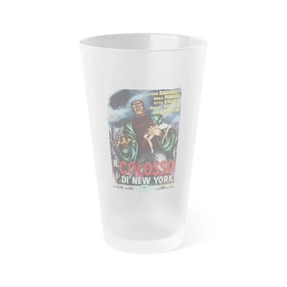 THE COLOSSUS OF NEW YORK (2) 1958 Movie Poster - Frosted Pint Glass 16oz Default Title - Go Mug Yourself