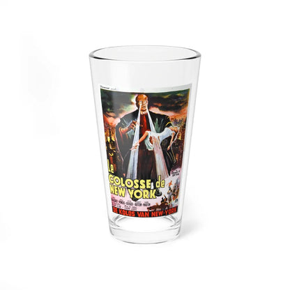 THE COLOSSUS OF NEW YORK (BELGIAN) 1958 Movie Poster - Pint Glass 16oz-16oz-Go Mug Yourself