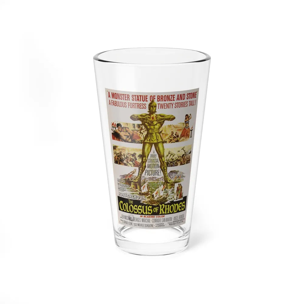 THE COLOSSUS OF RHODES 1961 Movie Poster - Pint Glass 16oz-16oz-Go Mug Yourself