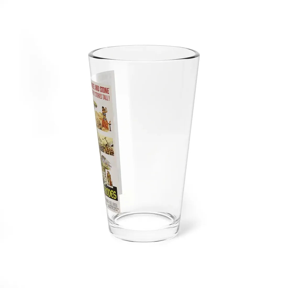 THE COLOSSUS OF RHODES 1961 Movie Poster - Pint Glass 16oz - Go Mug Yourself