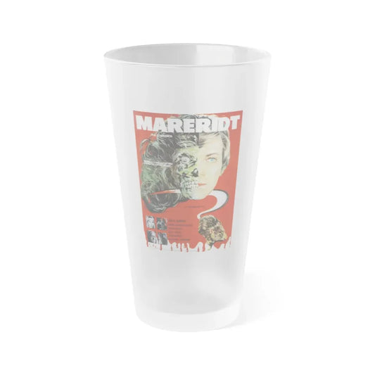 THE COMEBACK (DANISH) 1978 Movie Poster - Frosted Pint Glass 16oz 16oz Frosted - Go Mug Yourself