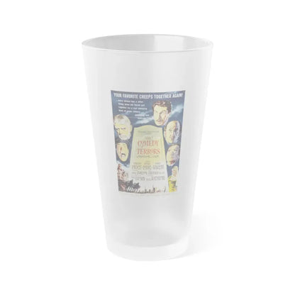 THE COMEDY OF TERRORS 1963 Movie Poster - Frosted Pint Glass 16oz Default Title - Go Mug Yourself