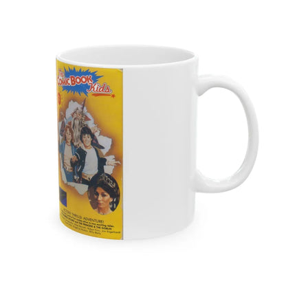 THE COMIC BOOK KIDS VERSION 2 (VHS COVER) - White Coffee Mug-Go Mug Yourself